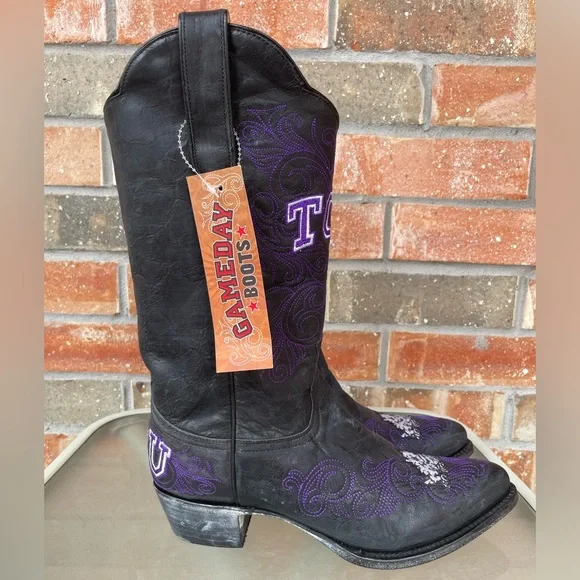 TCU Horned Frogs Gameday Cowboy Boots - Picture 6 of 7